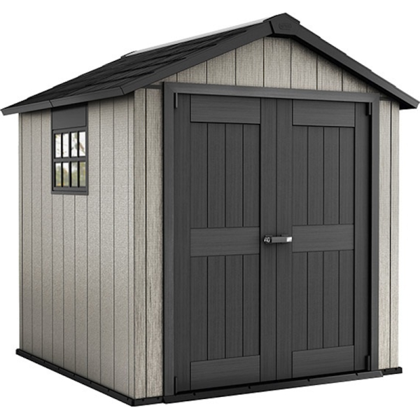 Блок хозяйственный из ПВХ "Keter" Окланд 757 серый 229x223,5x242см 140кг  17201310