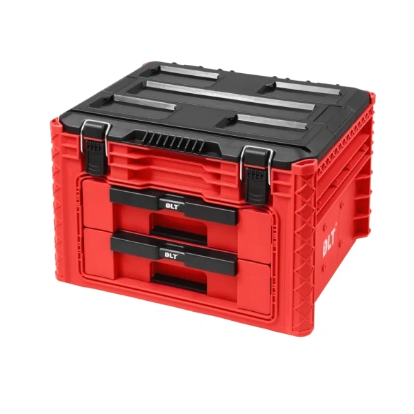 Кейс-тележка для инструментов №1 DLT RED PRO  с выдвижными отсеками 2+1 57х44х42см  4062 в Екатеринбурге 