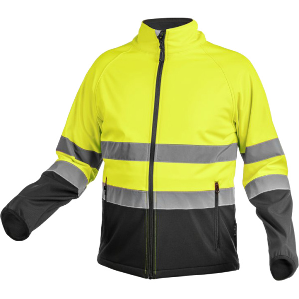 Куртка сигнальная HOEGERT TECHNIK EXTER SOFTSHELL желтая 3XL (58) HT5K335-3XL