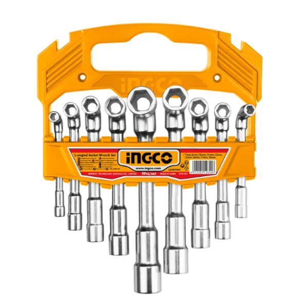 Набор Г-образных торцевых ключей INGCO 9 шт. INDUSTRIAL LASWT0901 