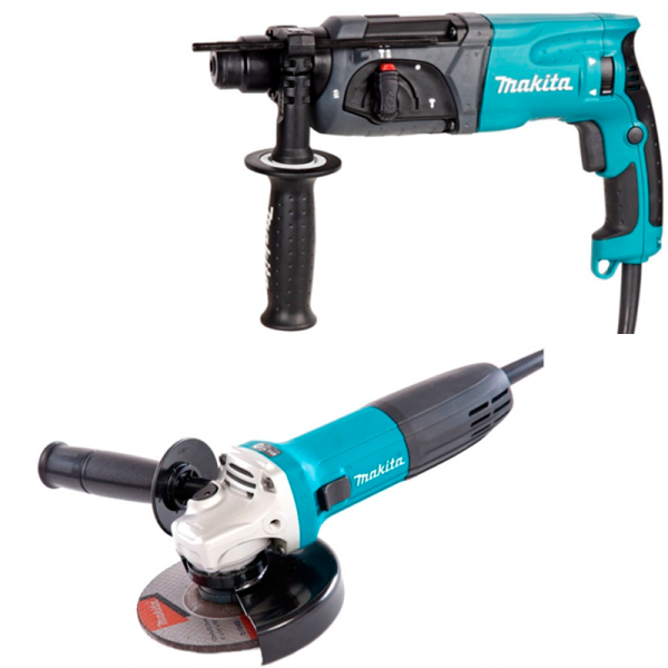 Набор инструмента Makita DKO120 (HR2470,GA5030) в Екатеринбурге