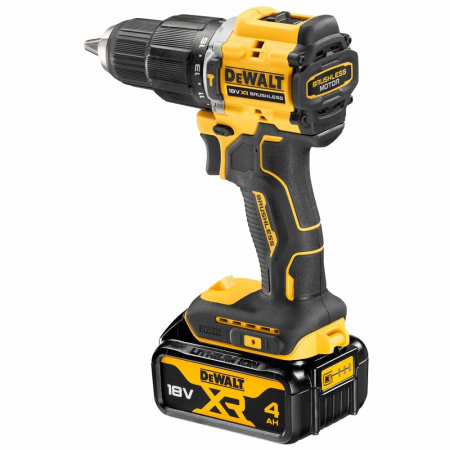Шуруповерт аккумуляторный DeWalt DCD100YM2T-QW (18В,Li-Ion,BL,4Ач, 2-х ск, 1500об/мин,2АКБ и З/У) в Екатеринбурге