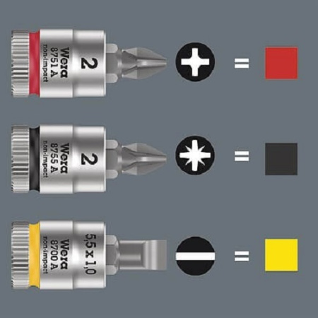 Набор с трещоткой Wera 8100 SA All-in Zyklop Speed, функция фиксации, 1/4", 42 пр. WE-003755 в Екатеринбурге 