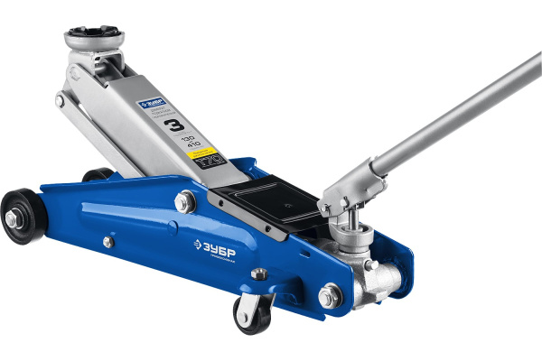 Домкрат подкатной ЗУБР Профессионал 3т. 130-410мм.  43052-3_z01 в Екатеринбурге 