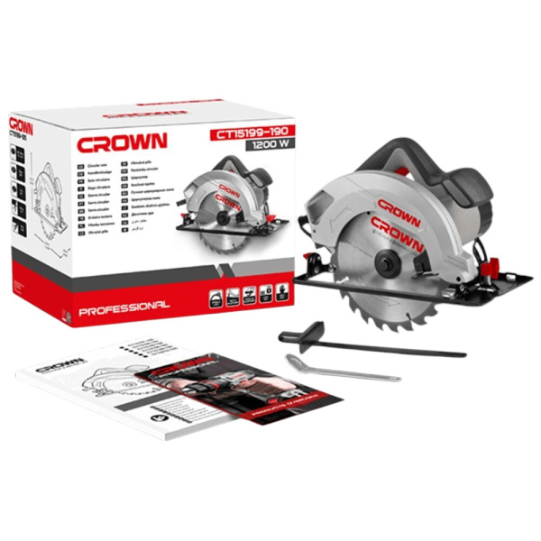 Пила дисковая CROWN CT15199-190 в Екатеринбурге