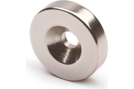 Неодимовый магнит диск Forceberg"20х5мм с зенковкой 4.5/10мм. 4шт.  9-1301017-004 в Екатеринбурге 