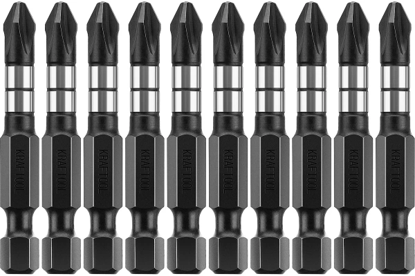 Набор бит KRAFTOOL Impact Pro PH2х50мм. 10шт.  26191-2-50-S10 в Екатеринбурге