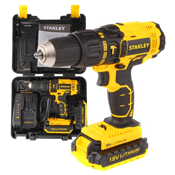 Аккумуляторная безударная дрель-шуруповерт "STANLEY" SCD201D2K-RU в Екатеринбурге