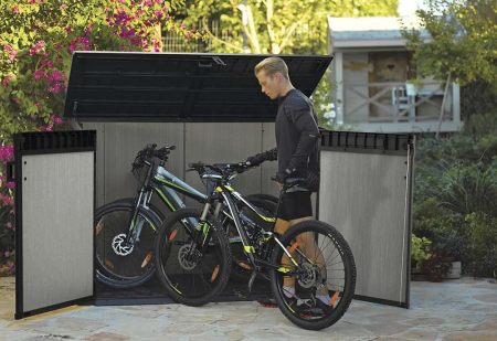 Шкаф уличный из ПВХ "Keter" Гранд 2020L серый 190,5x109,3x132,5см 64кг  17204255 в Екатеринбурге