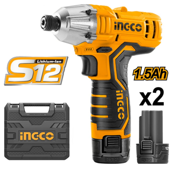 Аккумуляторный ударный шуруповерт  INGCO 12В  CIRLI1201 в Екатеринбурге