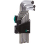 Набор Г-образных ключей Wera 950/9 SM N, хромированных, 9 пр., 1.5/2/2.5/3/4/5/6/8/10 мм WE-021406 в Екатеринбурге 