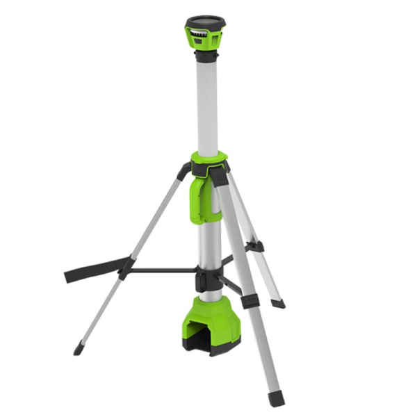 Мачта  светодиодная осветительная 2-в-1 аккумуляторная Greenworks, G24WLS, 24V, без АКБ и ЗУ