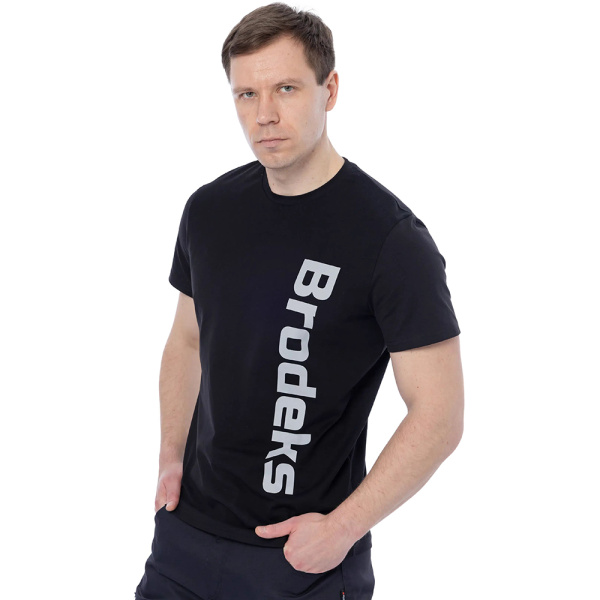 Футболка Brodeks KS704, черный (M) KA-00005212-M в Екатеринбурге