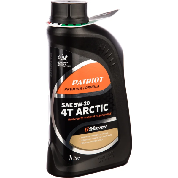 Масло полусинтетическое Patriot G-Motion 5W30 4Т ARCTIC 1л 850030100 в Екатеринбурге