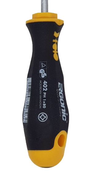 Отвертка Ergonic Felo крестовая PH 1X80 40210210 в Екатеринбурге 
