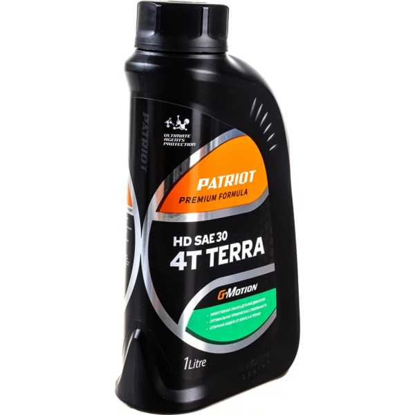 Масло минеральное PATRIOT G-Motion HD SAE 30 4Т TERRA 1л 850030400 в Екатеринбурге