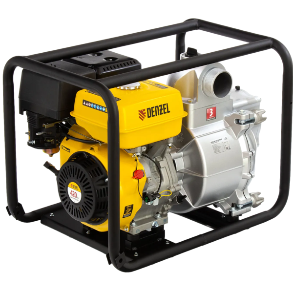 Мотопомпа бензиновая для грязной воды Denzel PX-80D 99204