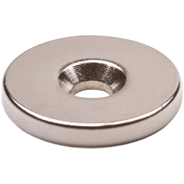 Неодимовый магнит диск Forceberg 20х3 мм с зенковкой 4.5/7.5 мм в Екатеринбурге