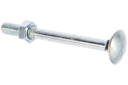 Болт мебельный СТРОЙБАТ DIN 603  8x80 с гайкой 2шт 021350 в Екатеринбурге