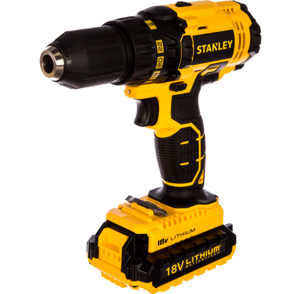 Набор STANLEY (шуруповерт SCD20S2K/ушм STSC1840)  SCD20S2KSAG-RK в Екатеринбурге