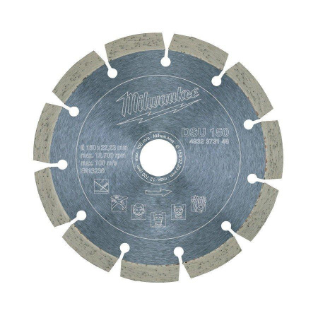 Алмазный диск Milwaukee DSU 150