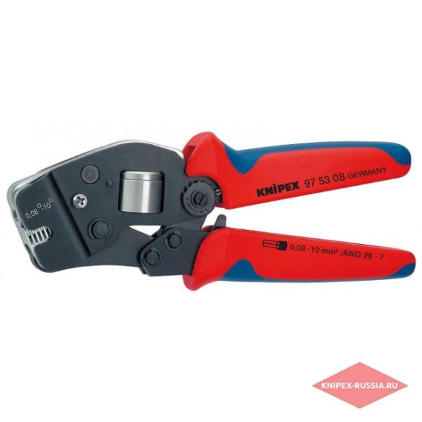 Инструмент для опресовки кабельных наконечников "KNIPEX" (0,08-10,0мм/кв  KN-975308 в Екатеринбурге 