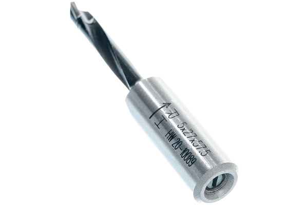 Сверло CMT HW для присадочного станка 5x27x57,5 Z=2+2 S=10x27 RH CMT 310.050.11 в Екатеринбурге