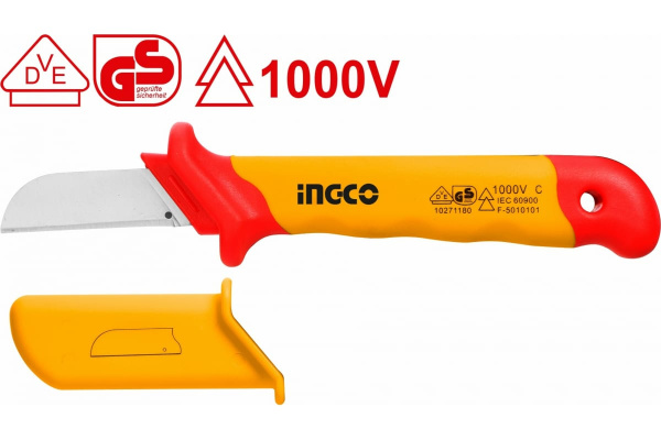 Диэлектрический нож электрика INGCO INDUSTRIAL 180х50 мм  HICK1801 в Екатеринбурге 