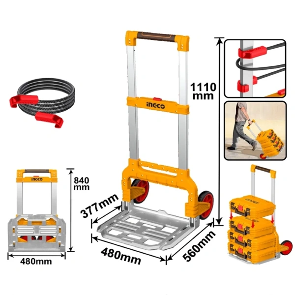 Тележка ручная складная INGCO HHWB61201 в Екатеринбурге