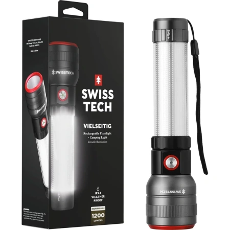 Фонарь светодиодный SWISS+TECH 4режима с индикацией заряда  ST031618 в Екатеринбурге