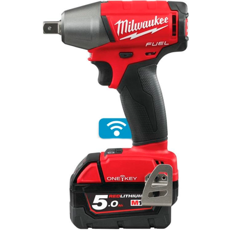 Аккумуляторный ударный гайковерт "Milwaukee" M18 ONEIWP12-502X FUEL ONE-KEY