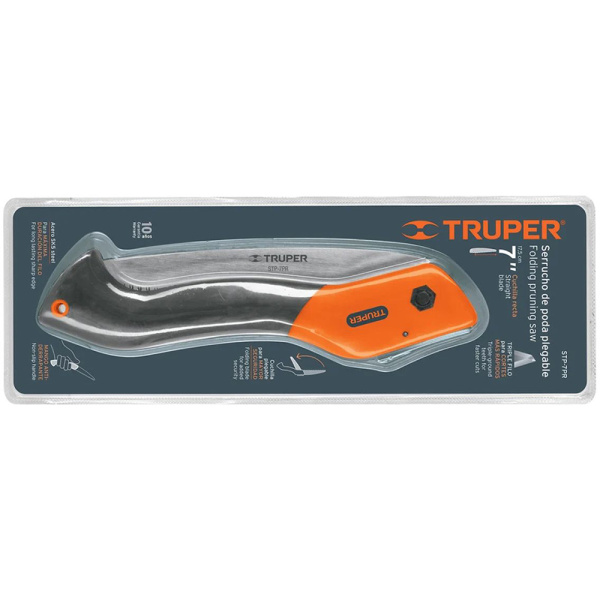 Пила складная Truper STP-7PR с пластиковой рукояткой 180 мм 100197 в Екатеринбурге 