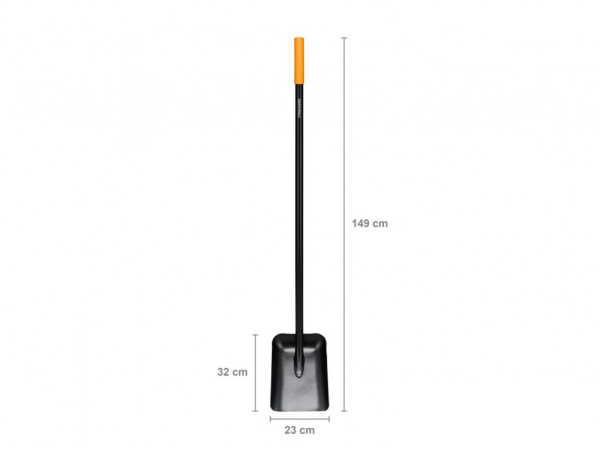 Лопата Fiskars совковая с ручкой Solid  1066720 в Екатеринбурге 