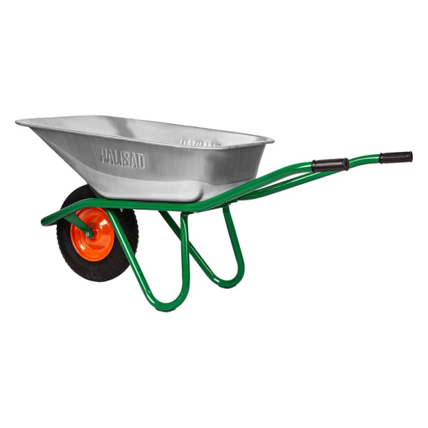 Тачка садово-строительная PALISAD одноколесная, грузоподъемность 200кг V90л.  689850 в Екатеринбурге 