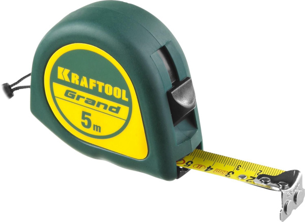 Рулетка KRAFTOOL GRAND 05 метров 25мм. 34022-05-25